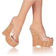 Lucious Women's RUNWAY-601 Platform Mule, Available in 2 Colors