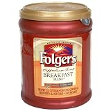 Folgers Breakfast Blend Ground Coffee, 11.5-Ounce Cans (Pack of 6)