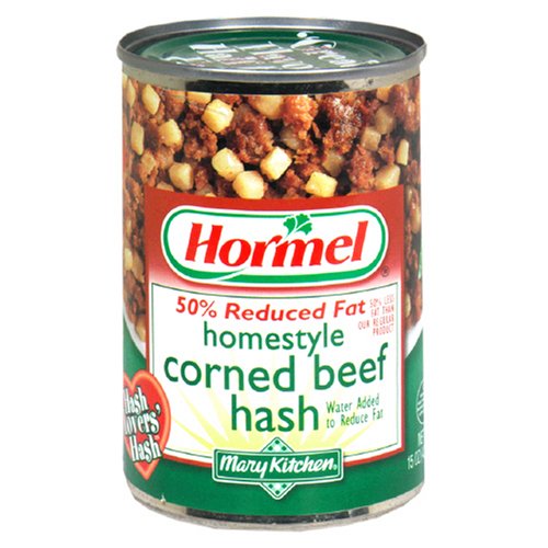 Hormel Reduced Fat Corned Beef Hash, 15-Ounce Units (Pack of 12)