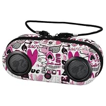 iHome Barbie Portable Water-Resistant Stereo Sport Case for MP3 Player