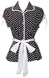 50's Rockabilly Polka Dot Top JR Plus Size