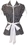 50's Rockabilly Polka Dot Top JR Plus Size