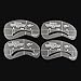 Mintbon 24Styles Eyebrow Grooming Stencil Kit Template Shaping Shaper DIY Tools