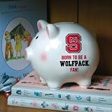 North Carolina State Born to be a Fan Piggy Bank