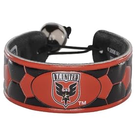 DC United Team Color Soccer Bracelet
