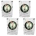 Boston Celtics NBA 4pc Square Shot Glass Set