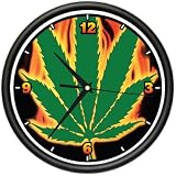 POT SMOKER ~Wall Clock~ weed bowl pipe leaf bong shirt