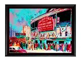 Chicago Cubs - "Wrigley Field 1945" - Wall - Framed Giclee