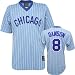 Andre Dawson Majestic Throwback Replica Pinstripe Chicago Cubs Jersey - Medium