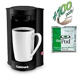 Cuisinart ® Commercial 1-cup Coffeemaker - Black (includes 100 World Blend Decaf Pods)