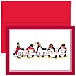 Cheerful Penguins Christmas Cards -