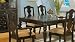 7 Piece Brown Cherry Finish Dining Set