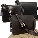Visconti Leather Messenger Bag A4 Workplace - 18548