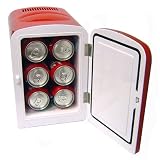 Personal Mini Fridge Cooler Warmer - Red by SHOPZEUS