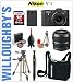 Nikon 1 V1 10.1 MP HD Interchangeable Lens Digital Camera System with 10-30mm VR and 30-110mm VR 1 NIKKOR Lenses + LEXSpeed 64GB SDXC Memory Card + Extra Nikon EN-EL15 Battery + Deluxe Camera Bag + 3pc 40.5mm Multi-Coated Essential Filter Kit + Sunpak Tri-Monopod plus bonus Sunpak Solar Flashlight & Charger,& Much More! Willoughby's Est. 1898 Deluxe Nikon V1 Two Lens Zoom Kit Bundle