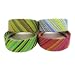 Retro Multi Stripe Head Band in , red, lime green, blue and green