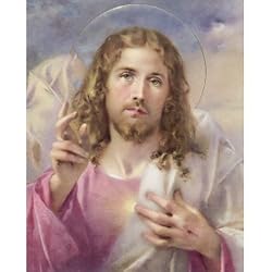 Carded 8"x10" Prints for Framing - Jesus Blessing - Linen Paper - 7 and 4 Color Process Printing