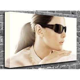 Helena Christensen Celebrity Supermodel Canvas Art Canvas Print Picture print Size: (16" x 12")