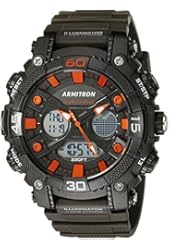 Armitron Sport Men's 20/5108 Analog-Digital Chronograph Resin Strap Watch