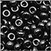 Czech Seed Beads 8/0 Jet Black Opaque (1 Ounce)