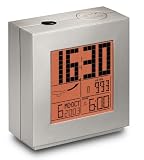 Oregon Scientific-Phillipe Starck Radio-Controlled Clock with Barometer, Visual Small, Red