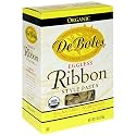 De Boles Pasta Organic Eggless Ribbon Style Pasta, 8-Ounce Boxes (Pack of 12)