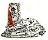 Baby Sling and Bag Toile Black and White