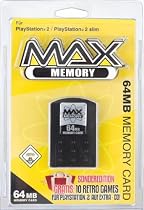 Max Memory 64mb Inc 10 Classic Retro Games (PS2)