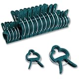 20pc Gentle Plant & Flower Clips for Supporting Stems