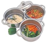 Kitchen & Housewares : Viners Cookware  3 Tier Professional Steamer
