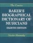 The Concise Baker's Biographical Dictionary of Musicians