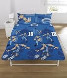 Lazy Town Double Duvet Cover and Pillowcase Sportacus Design Bedding