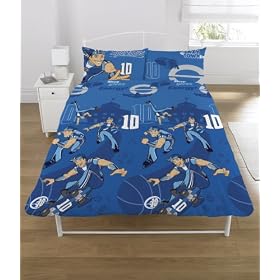Lazy Town Double Duvet Cover and Pillowcase 'Sportacus' Design Bedding