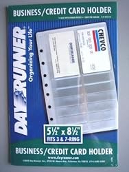 Day Runner Business/Credit Card Holder