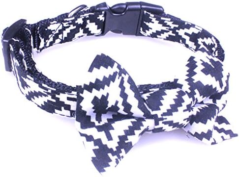 Bow Tie Dog Collar - For Dogs &amp; Puppies - Fashion Colors &amp; Patterns, Three Sizes