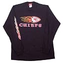Kansas City Chiefs Black Burner Long Sleeve T-shirt