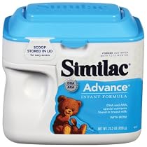 Similac Advance Powder Baby Formula, 23.2-Ounce Tubs (Pack of 6)