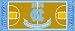 North Carolina Tar Heels 2009 NCAA Basketball National Champions Basketball Court Runner