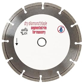 MK Diamond 154250 7-Inch Dry Cutting Segmented Saw Blade with 5/8-Inch Arbor for Masonry