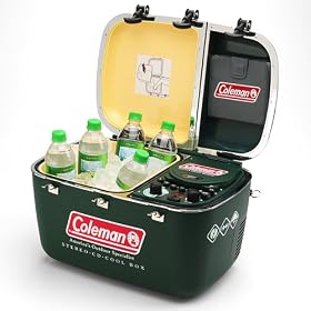 COLEMAN Coolbox Cooler with Full Function CD Player and AM/FM Radio