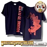 WWE Official Evan Bourne to Fly Adult Medium T Shirt