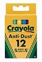 Crayola Anti Dust Coloured Chalk (12 Pack)