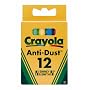 Crayola Anti Dust Coloured Chalk (12 Pack)