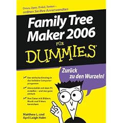 Family Tree Maker 2006 Fur Dummies (Taschenbuch)
