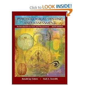 Psychological Testing and Assessment - Ronald Jay Cohen