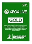 Microsoft Xbox Live 3 Month Gold Card