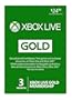 Microsoft Xbox Live 3 Month Gold Card