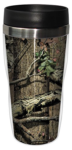 Tree-Free Greetings 77611 Break Up Infinity by Mossy Oak Camo Vintage Art Sip 'N Go Travel tumbler, 16-Ounce, Stainless Steel, Multicolored