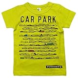 《H28年夏物》JEANS-b(ジーンズベー) 製品洗い加工済み スラブ天竺car park半袖Tシャツ 80cm/LG NO.B-360132