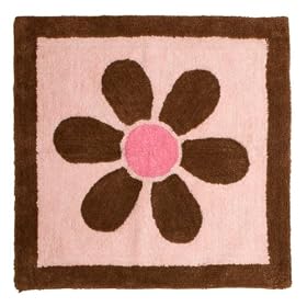 Pam Grace Creations Pam's Petals Rug, Pink by Pam Grace Creations